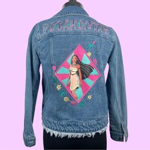 Disney Pocahontas Denim Jacket w/ Removable Collar